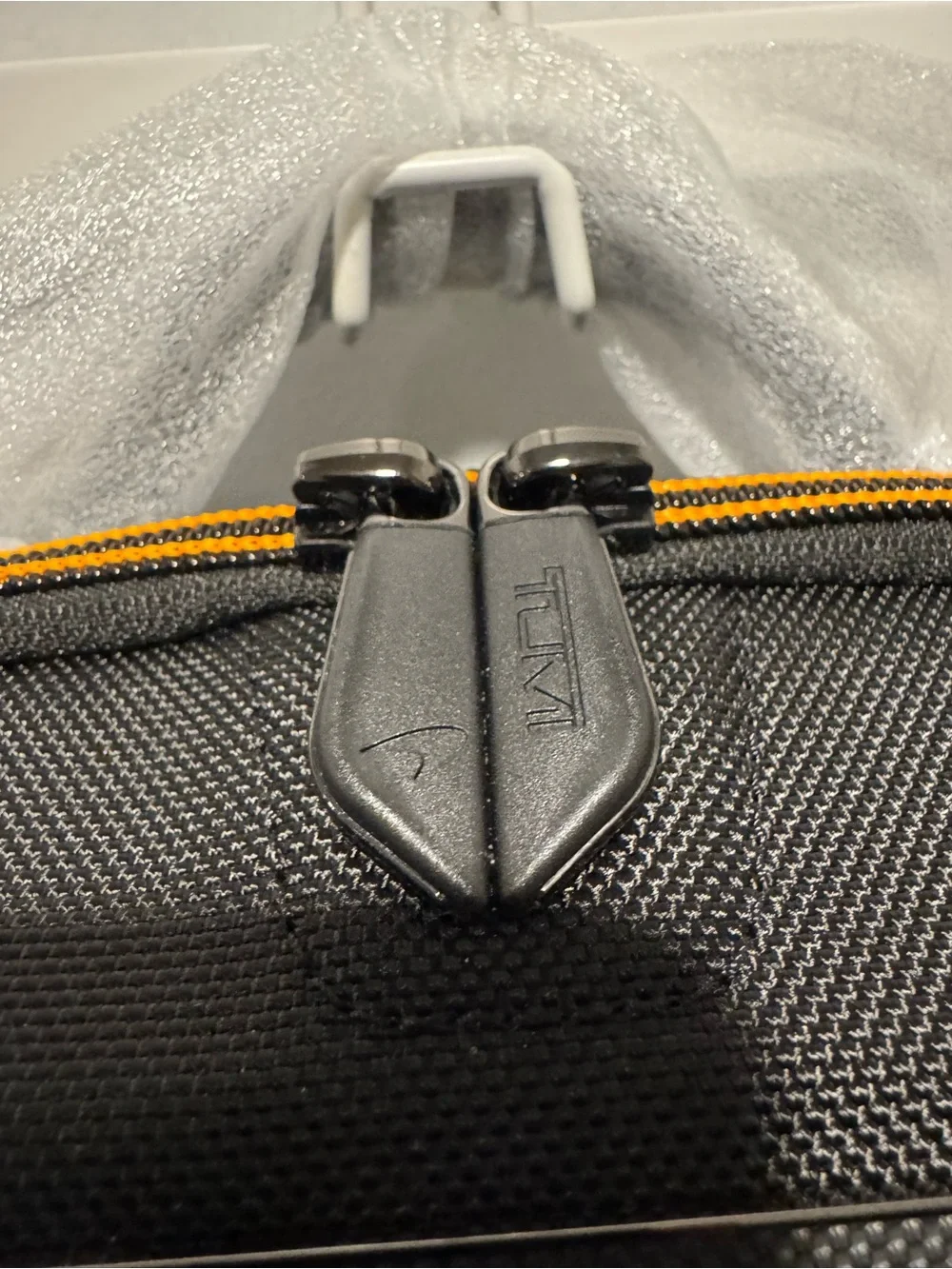 New Tumi x McLaren Halo Black and Orange Trim Men's Backpack — Sleek Urban Carry